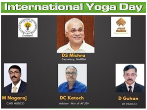 hudco-organizes-webinar-to-mark-6th-international-yoga-day