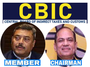 CBIC SK AGARWAL APPOINTED AS CHAIRMAN BHUJABAL AS MEMBER