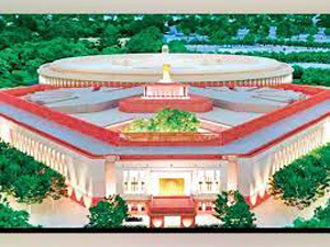 parliament-building-to-be-inaugurated-on-savarkar-s-birth-anniversary-hindu-history-depicted-on-walls